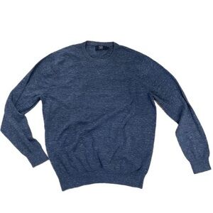 J Crew Heather Blue Crewneck